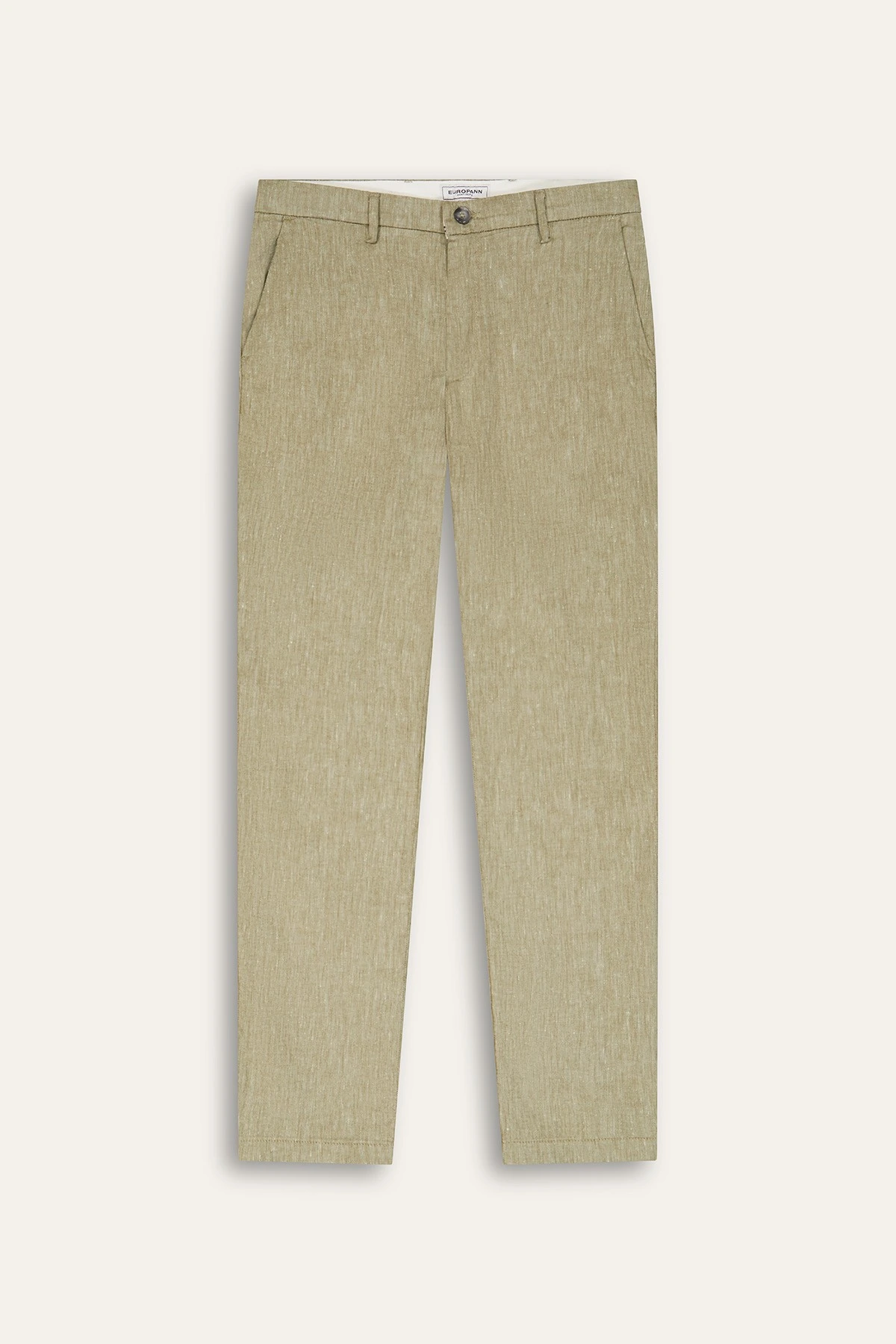 Chinos men's marl linen slim pants |  Quality brand Europann