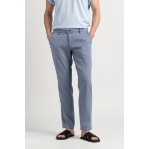 Chinos men's marl linen slim pants |  Quality brand Europann