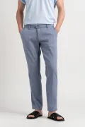 Men's Slim-Fit Marled Linen Chino Pants | Quality Brand - Europann