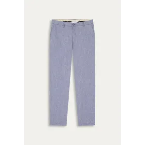 Chinos men's marl linen slim pants |  Quality brand Europann