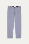 Men's Slim-Fit Marled Linen Chino Pants | Quality Brand - Europann