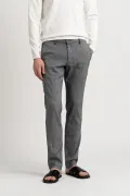 Men's Slim-Fit Marled Linen Chino Pants | Quality Brand - Europann