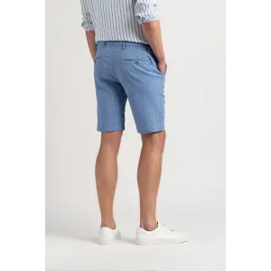Bermuda en lin chiné  coupe ajustée homme|Marque de qualité - Europann