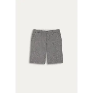 Bermuda en lin chiné coupe ajustée homme|Marque de qualité - Europann 