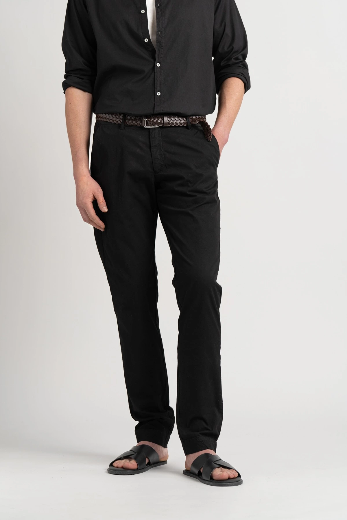 Pantalon chinos en coton coupe ajustée homme|Marque de qualité - Europann 