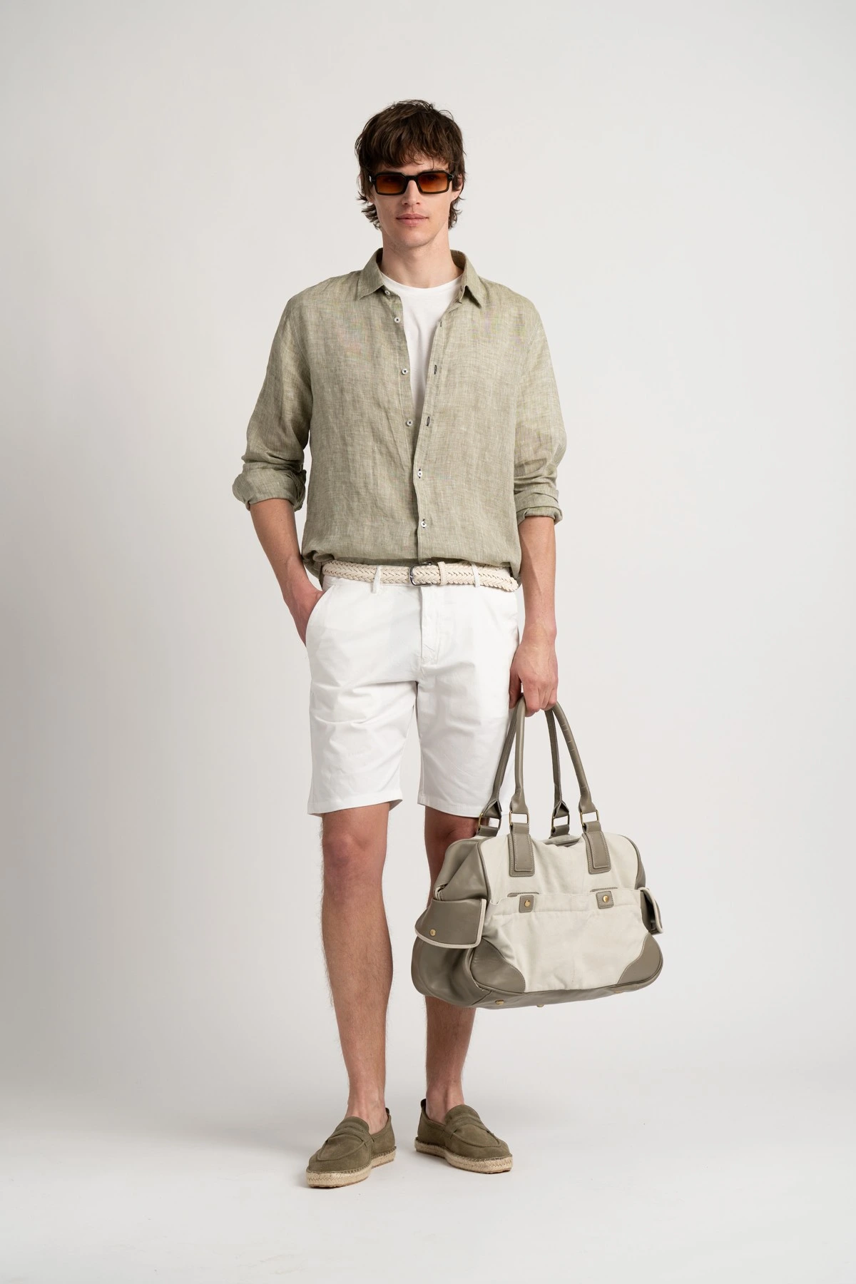 Bermuda en coton coupe ajustée homme|Marque de qualité - Europann 