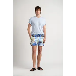 White swimshort with pantone prints  for mens| Quality brand Europann