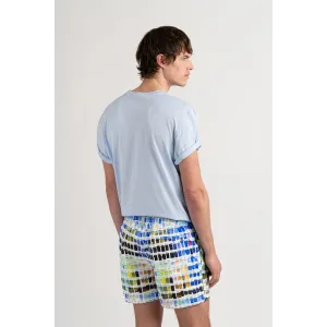 White swimshort with pantone prints  for mens| Quality brand Europann