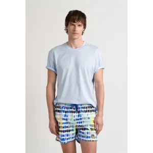 White swimshort with pantone prints  for mens| Quality brand Europann