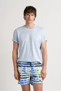 White swimshort with pantone prints  for mens| Quality brand Europann