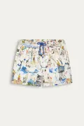 St Tropez prints ecru swim shorts for men Quality brand Europann