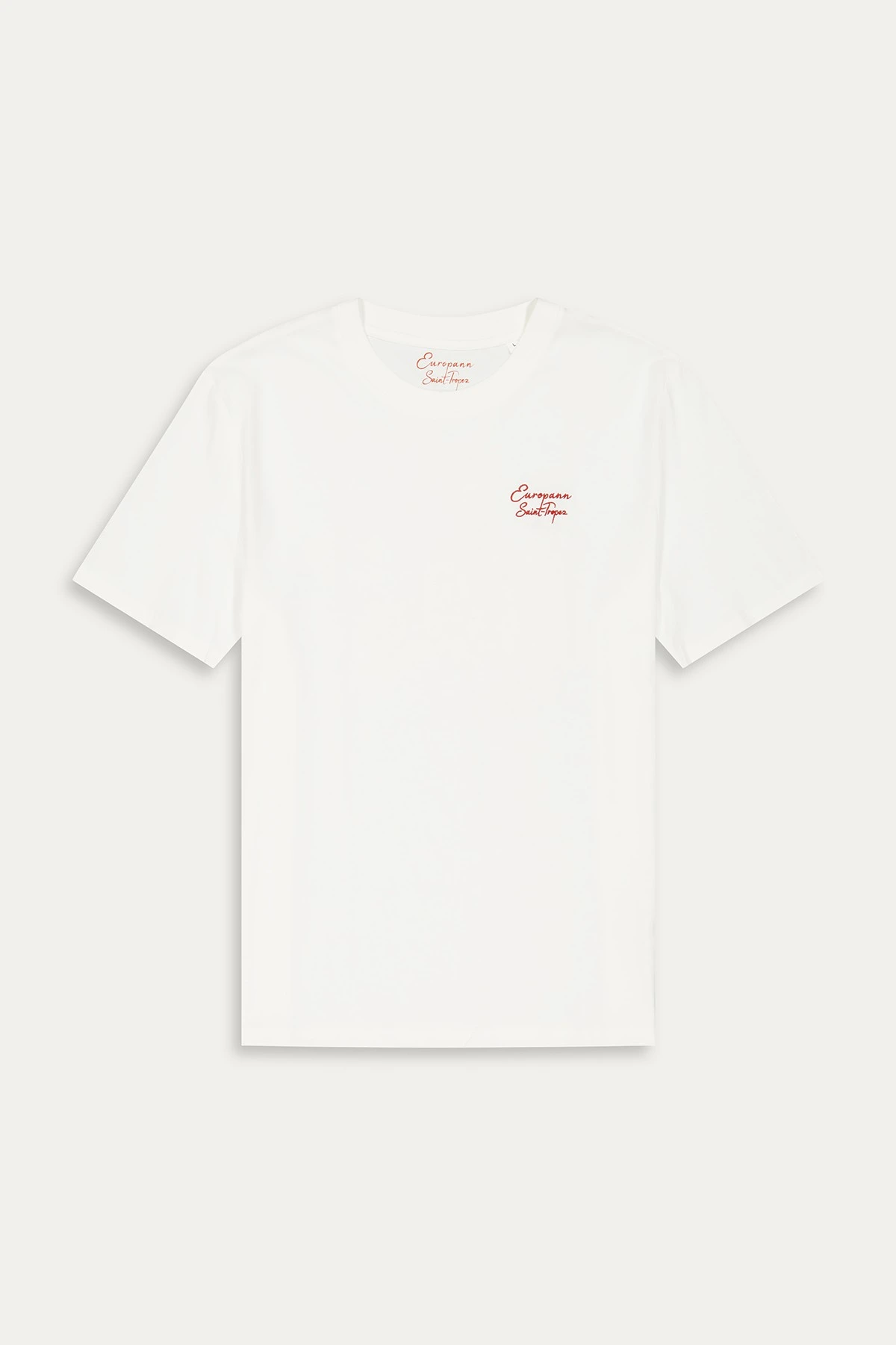 BARDOT - White cotton jersey Saint-Tropez t-shirt