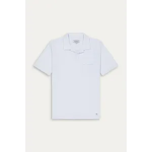 Polo tissu éponge bleu ciel| Marque de qualité - Europann