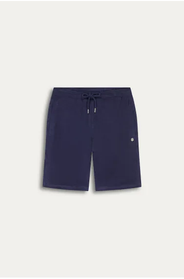 Navy blue sponge Jogging short |  Quality brand Europann 