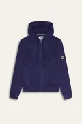 Men's cotton navy blue plained hoodie | Quality brand Europann