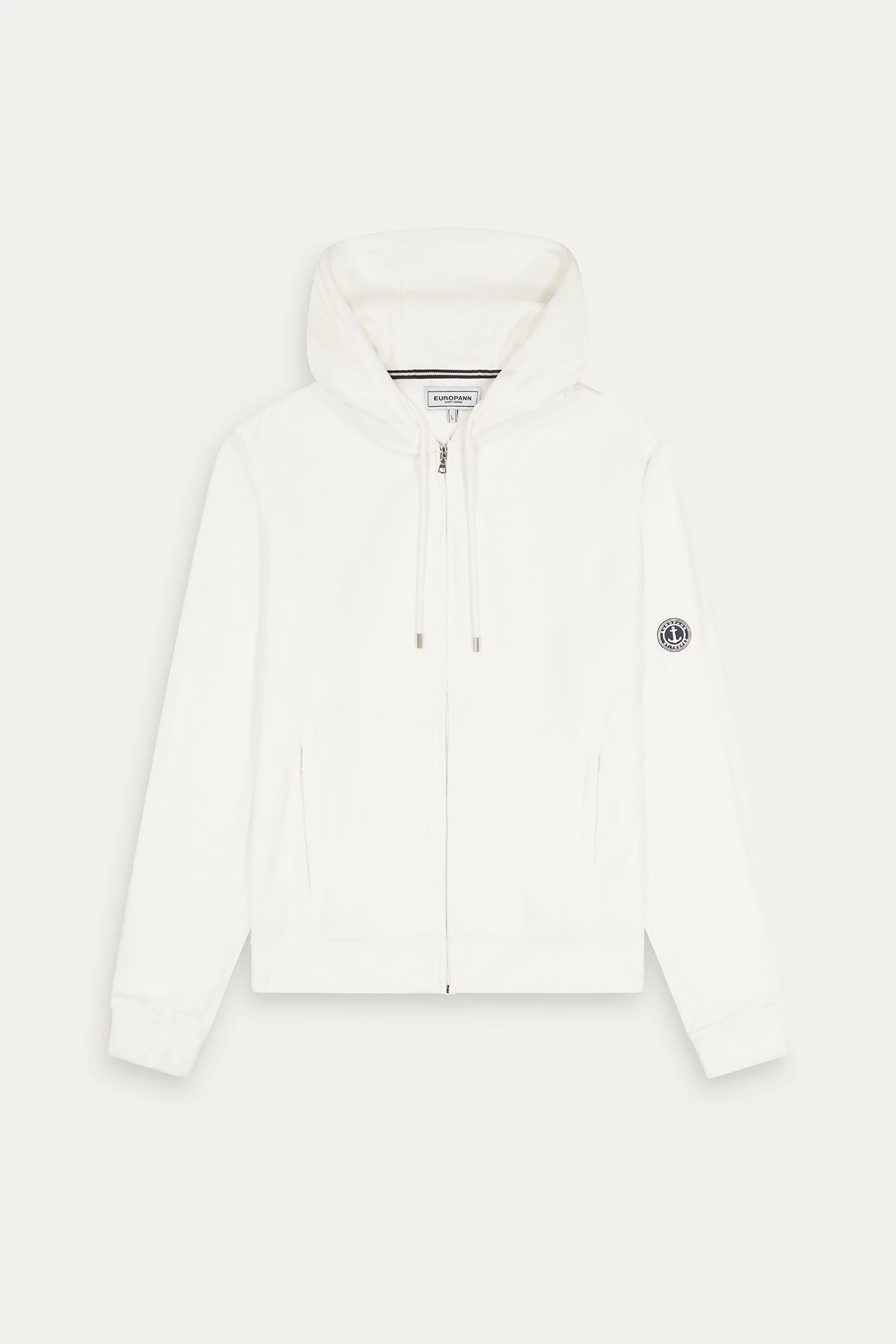 Men's cotton white plained hoodie | Quality brand Europann 