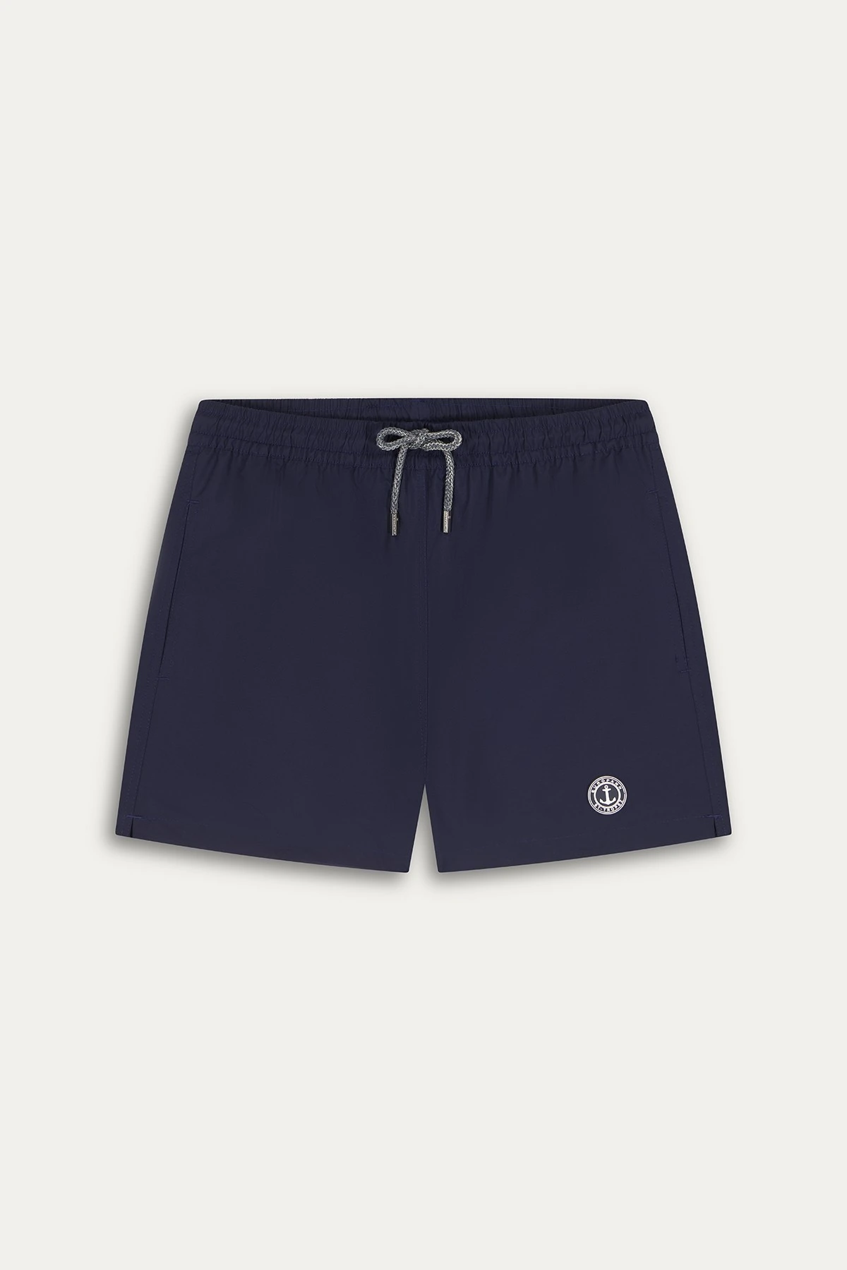 SOFT - Plain navy blue swim shorts