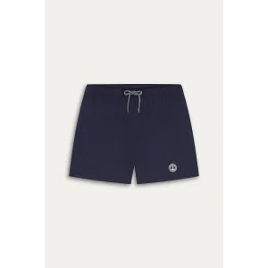 SOFT - Plain navy blue swim shorts