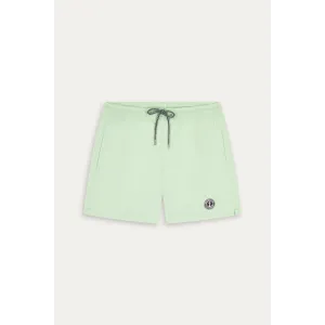 Short de bain uni vert anis homme|Maillot de qualité - Europann
