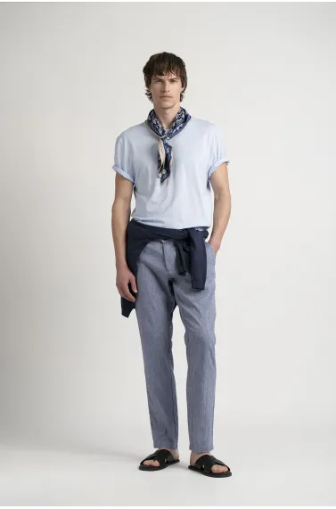 Short-sleeved slim fit jersey t-shirt | Quality brand - Europann