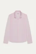 Chemise Homme manches longues unie rose slimfit|Europann