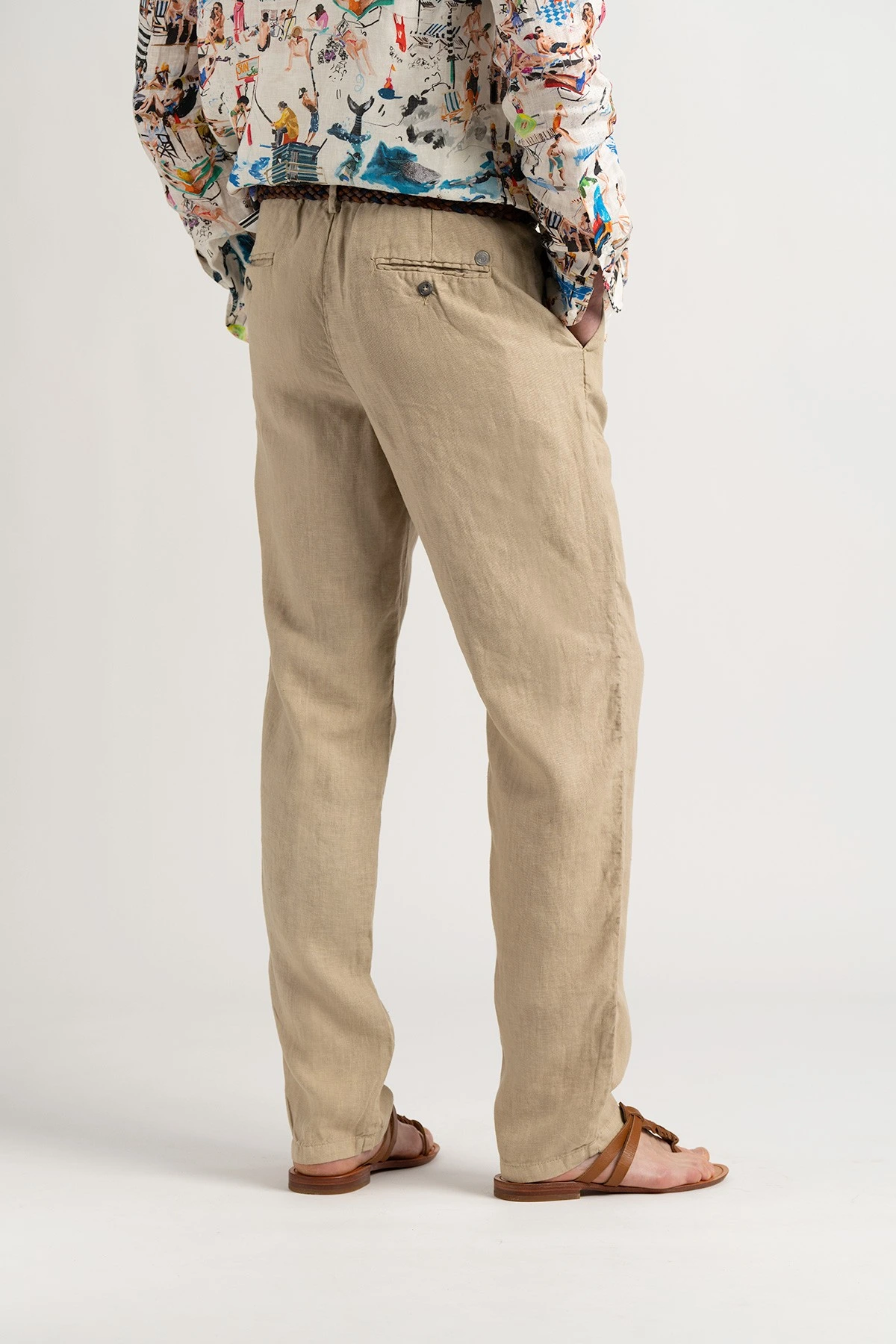BEIGE BOSTON PANTS
