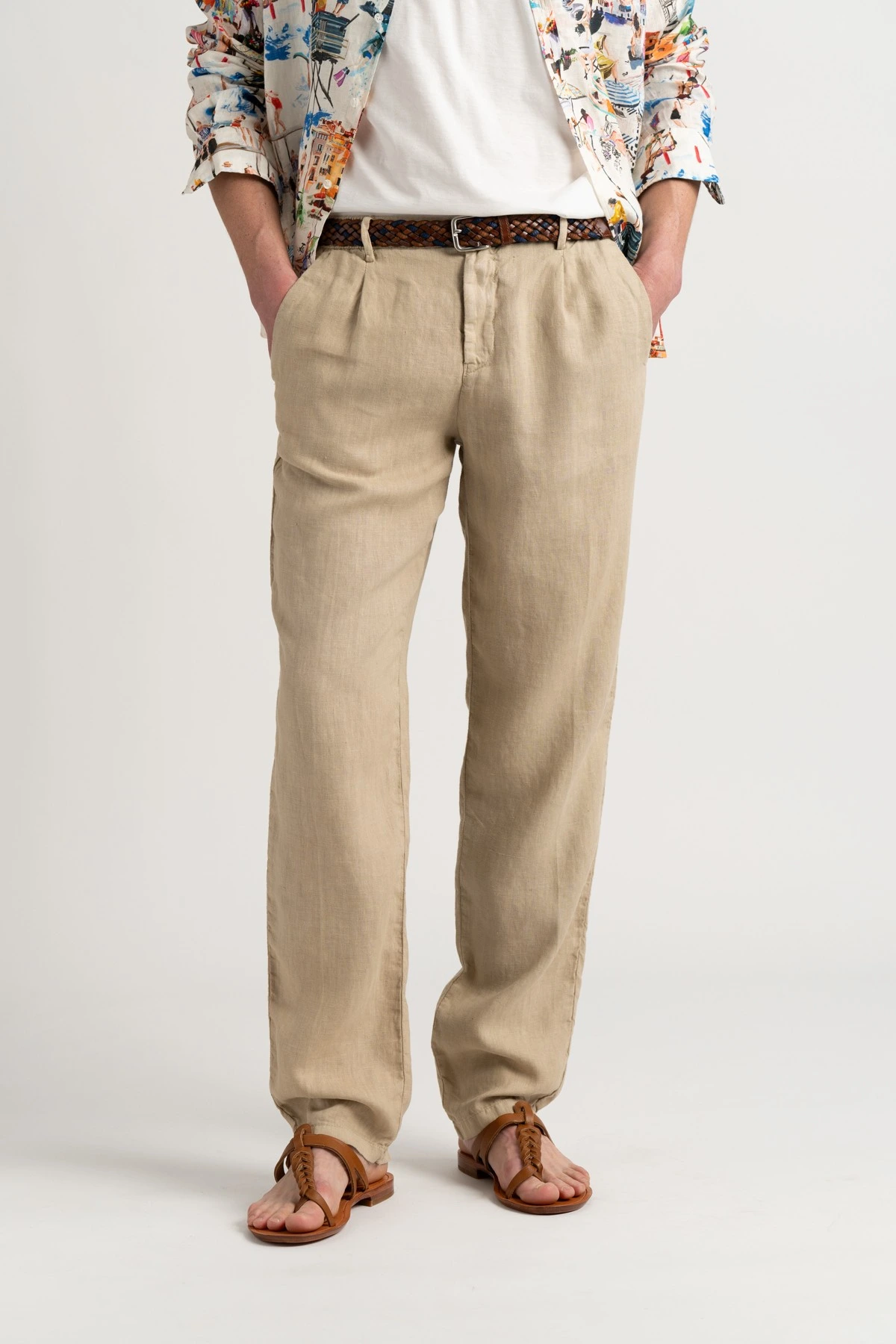BEIGE BOSTON PANTS