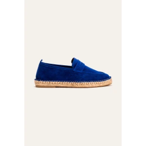 IBIZA - Espadrilles en veau velours indigo Marque de qualité Europann