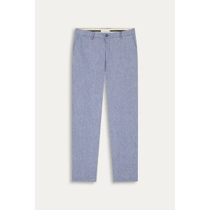 Pantalon chino slim en lin chiné Homme | Marque de qualité - Europann