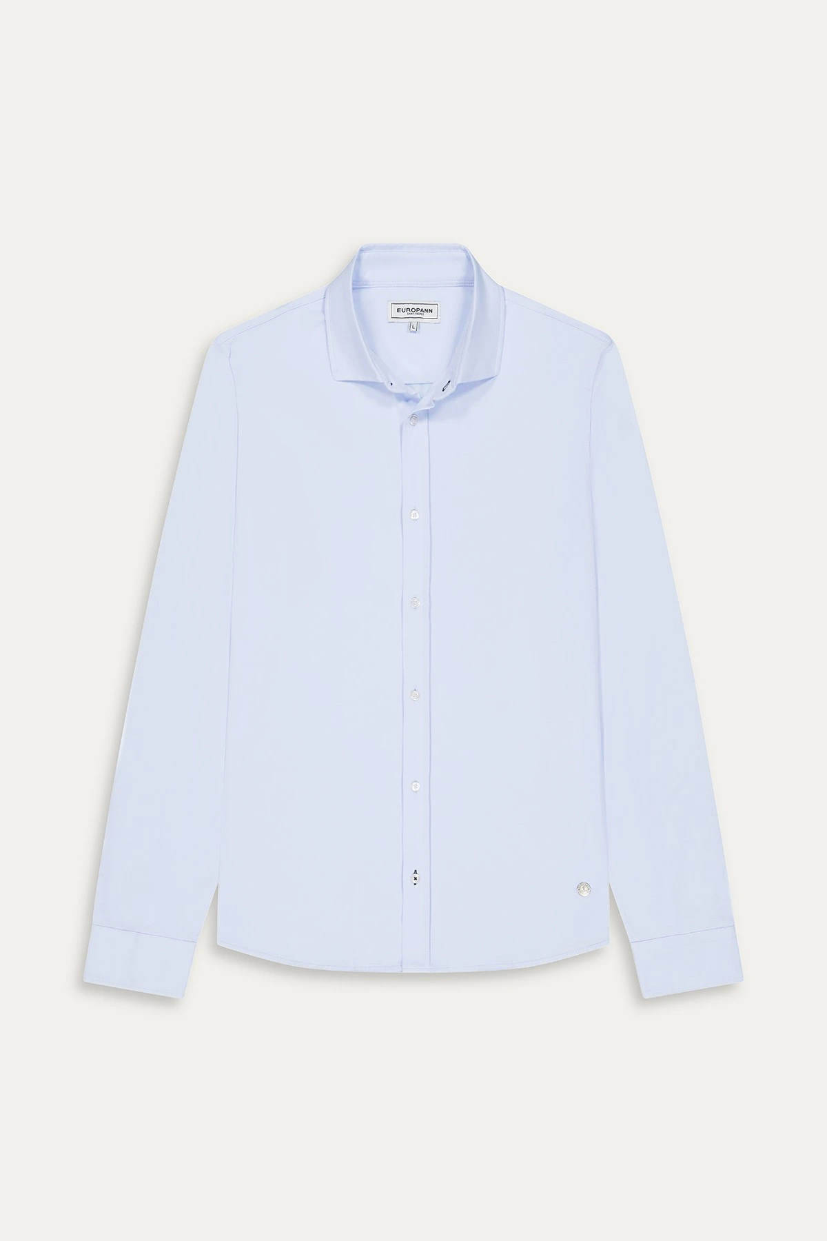 Sky blue color long sleeves shirt for men | Quality brand Europann