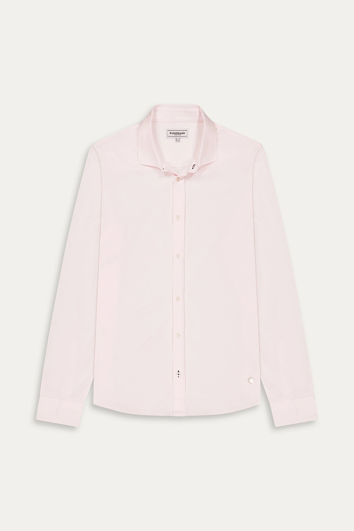 Chemise manches longues jersey slim fit |Marque de qualité - Europann