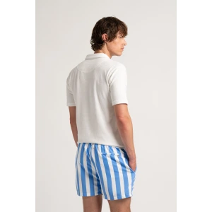 CALIFORNIA - Large stripes print ocean swimshorts