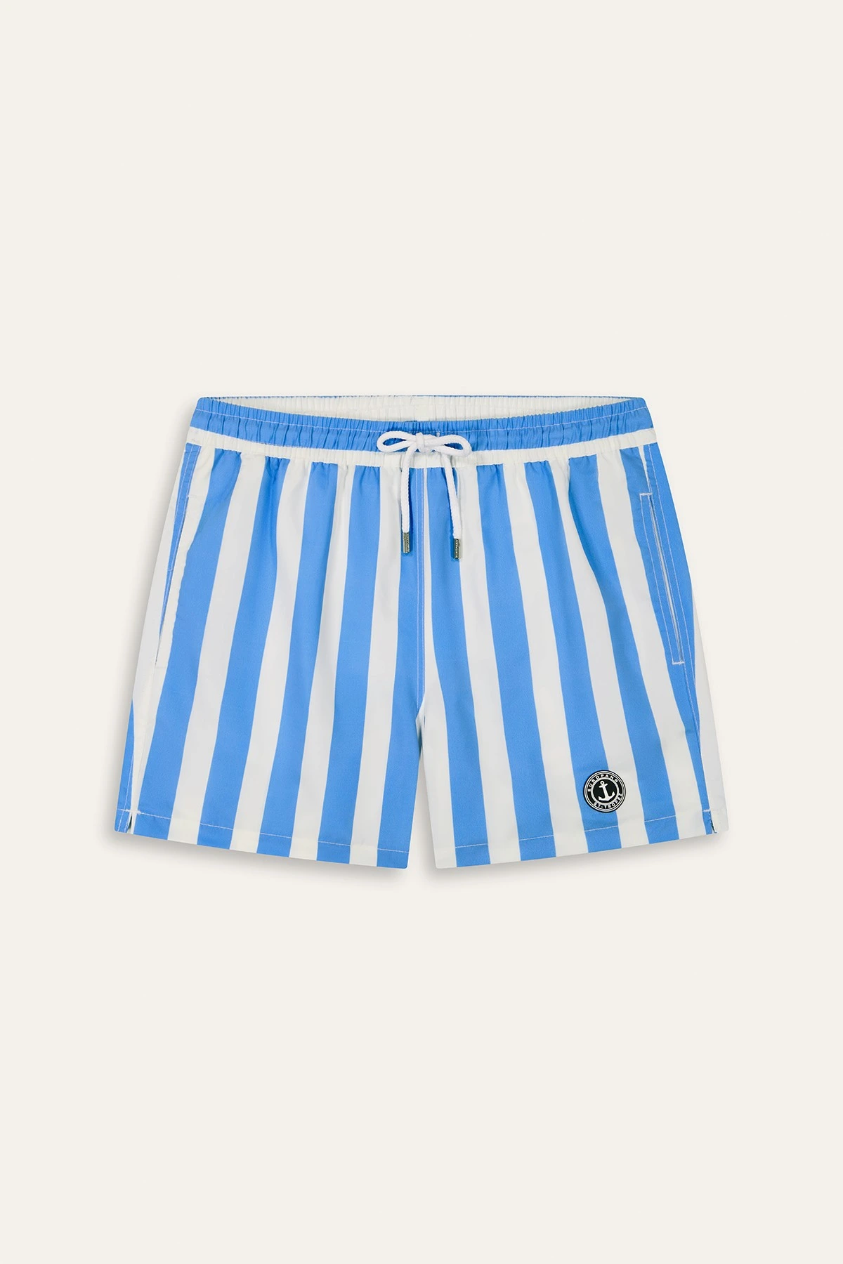 CALIFORNIA - Large stripes print ocean swimshorts