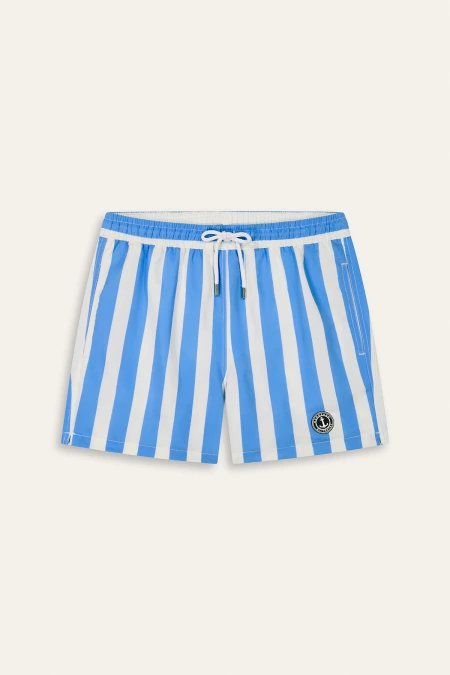 CALIFORNIA - Large stripes print ocean swimshorts