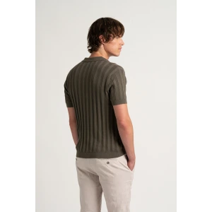 ELIH - Fine knit polo khaki