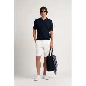 ELIH - Fine knit polo navy
