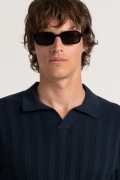 ELIH - Fine knit polo navy