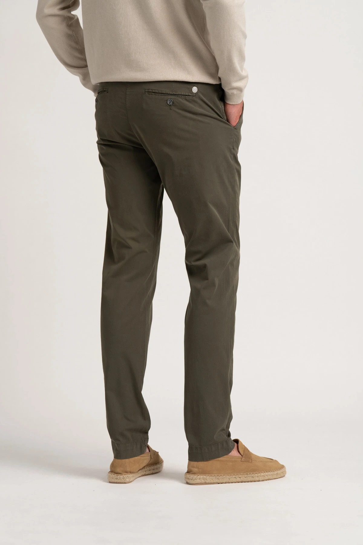 Pantalon chinos en coton coupe ajustée homme|Marque de qualité - Europann 