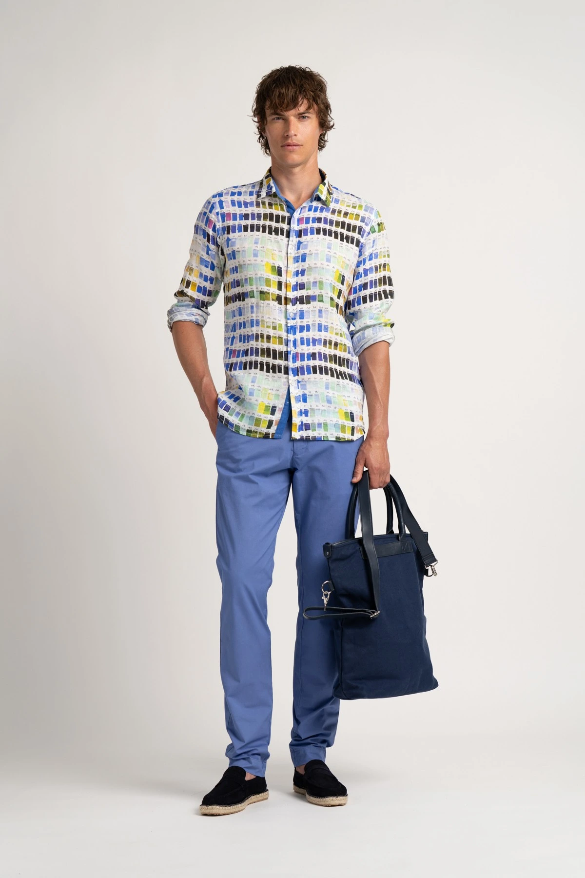 Pantalon chinos en coton coupe ajustée homme|Marque de qualité - Europann