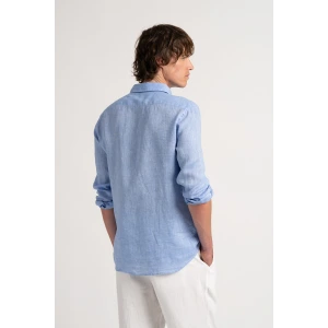 Plain blue color long sleeves shirt for men | Quality brand Europann