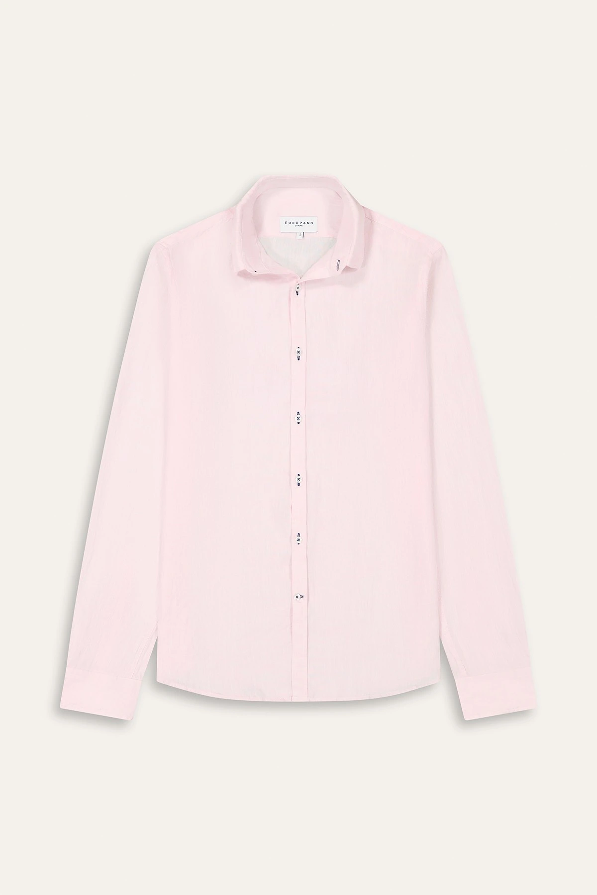 Plain pink color long sleeves shirt for men | Quality brand Europann
