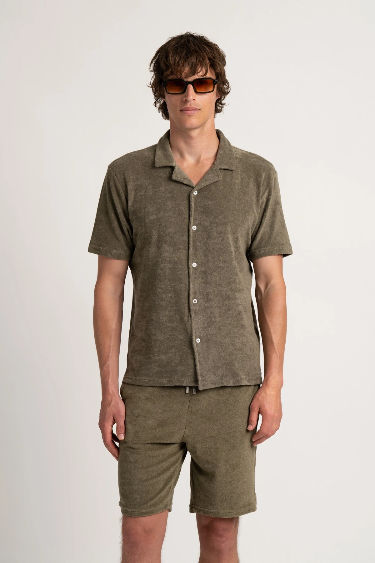 MIKA - Chemise éponge kaki