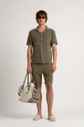 MIKA - Chemise éponge kaki