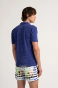 MIKA - Chemise éponge indigo