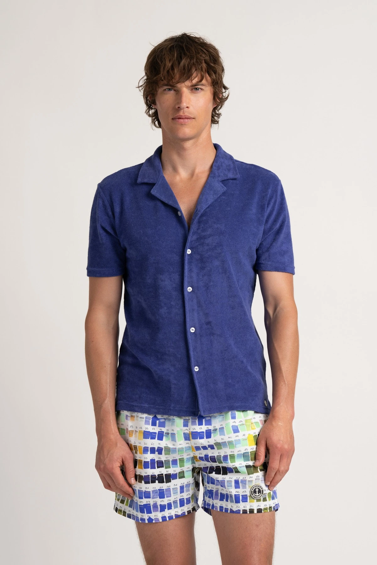 MIKA - Chemise éponge indigo
