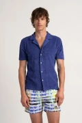 MIKA - Chemise éponge indigo