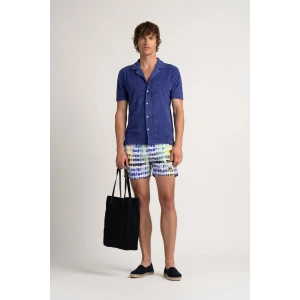 MIKA - Chemise éponge indigo