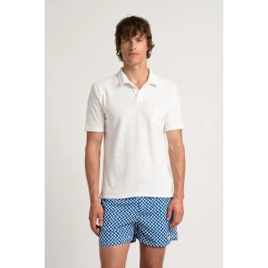 White towelling polo for men | Quality brand Europann