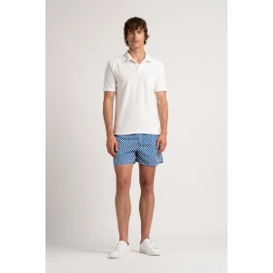 Polo tissu éponge blanc | Marque de qualité - Europann