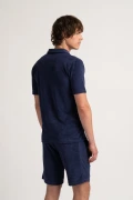 Polo tissu éponge bleu marine | Marque de qualité - Europann